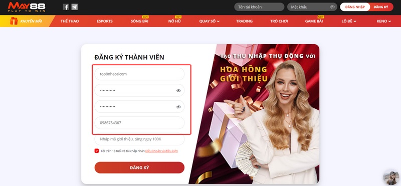 Các lưu ý mà anh em cần nhớ khi thực hiện tạo tài khoản thành viên