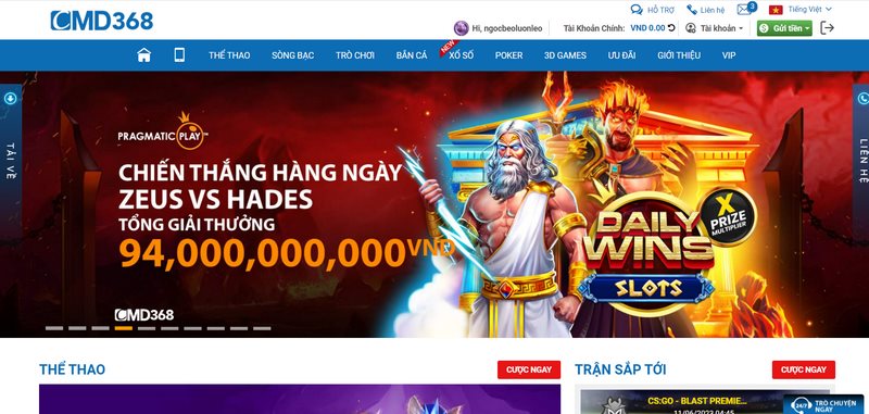 Đa dạng các tiện ích đang được cung cấp ở nhà cái