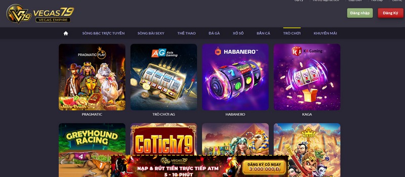 Mục trò chơi với nhiều sản phẩm mới lạ