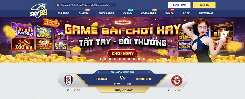 Trang nhà cái uy tín Sky88