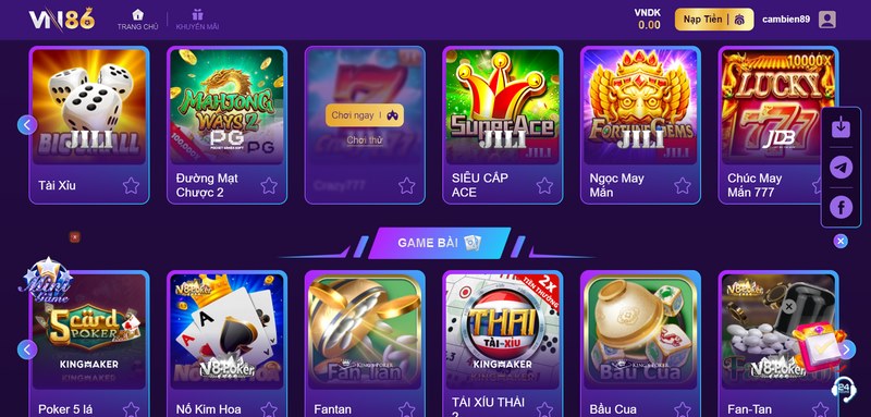 Giới thiệu về nhà cái VN86