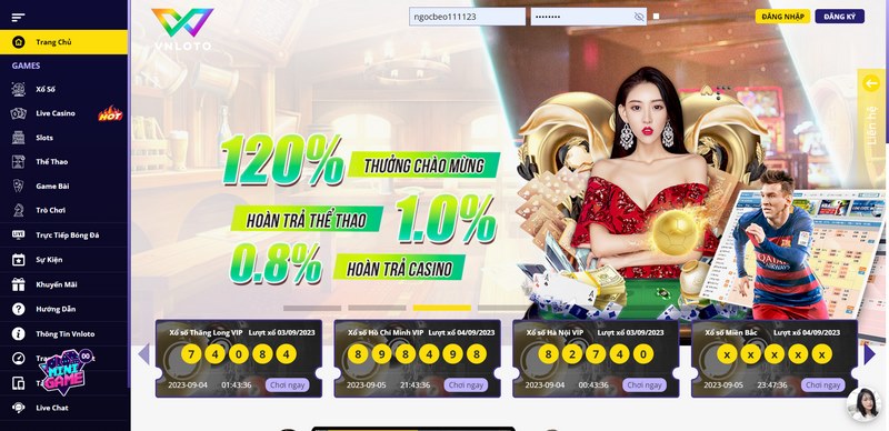 Truy cập vào Dubai Palace và chọn đăng ký tài khoản