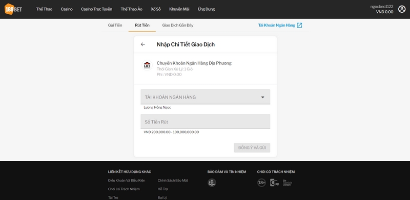 Rút tiền VN88 thẻ game không bị tính phí thời gian xét duyệt nhanh