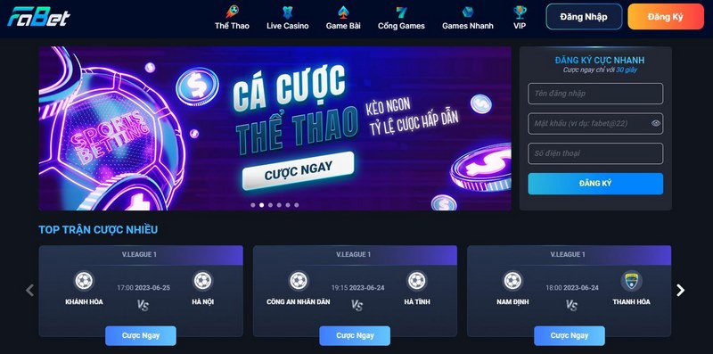 Một người chơi không thể đăng ký nhiều tài khoản tại nhà cái Fabet