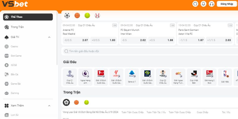 Truy cập vào đường link chính thức do nhà cái gửi